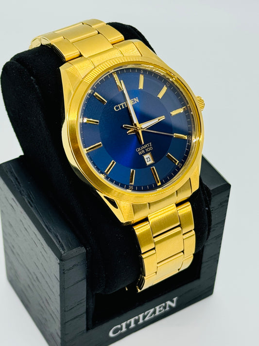 Citizen Blue Dial Gold-tone Men's Watch