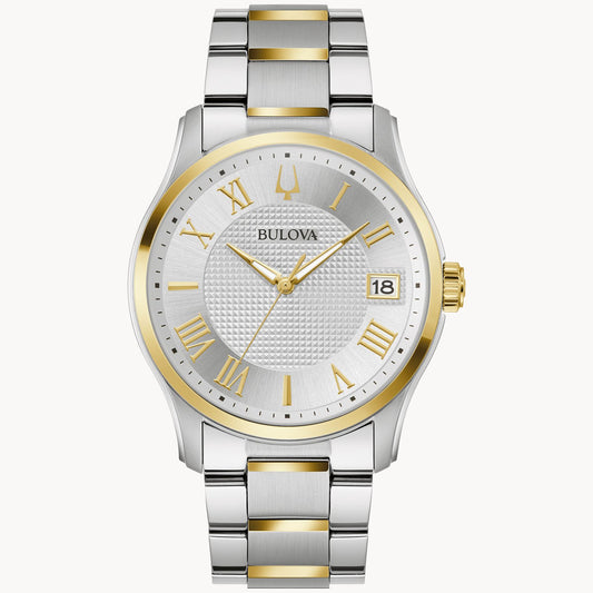 Bulova Wilton Classic Silver-Tone Dial 98B391