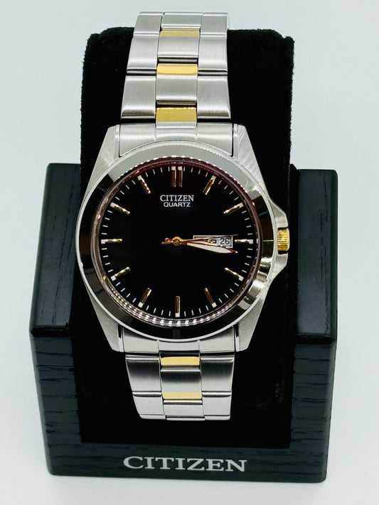 Citizen Black Dial Two-tone Men's Watch