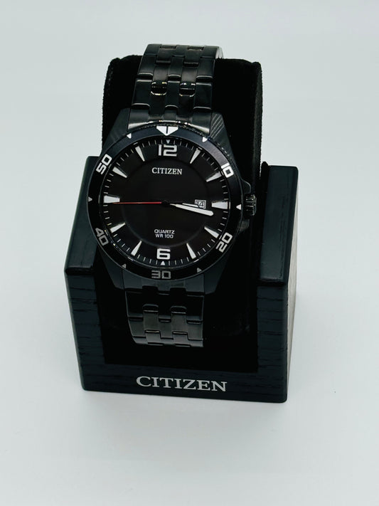 Citizen Black Dial Black-plated Men's Watch