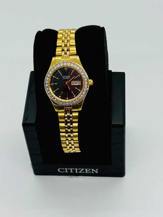 Citizen Crystal Gold tone Women's Watch
